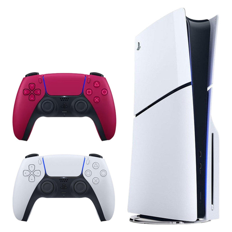 کنسول بازی سونی مدل PlayStation 5 Slim ظرفیت یک ترابایت ریجن 2016A اروپا به همراه دسته اضافی