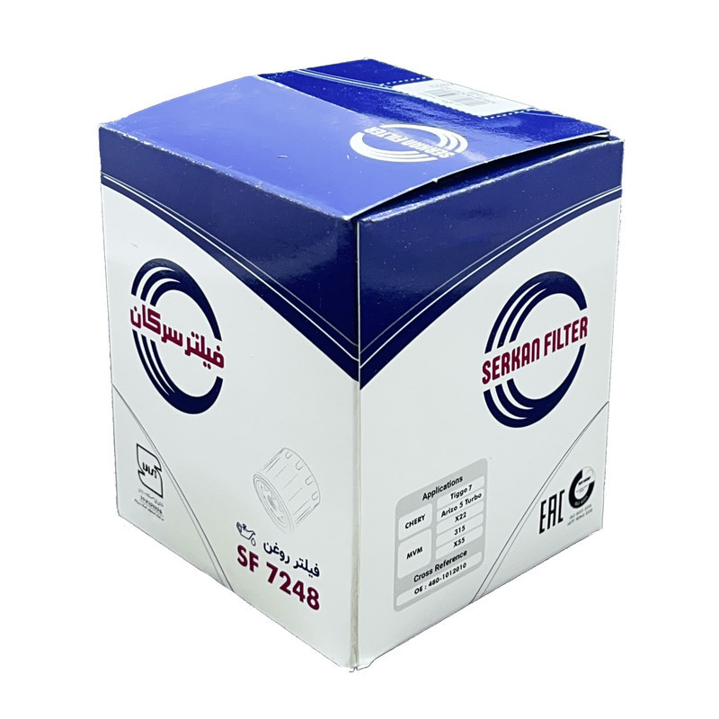 فیلتر روغن خودرو سرکان مدل 1012010-480 مناسب برای ام وی ام MVM X22-X55-315