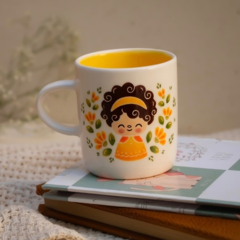 ماگ مدل هایدی و گل