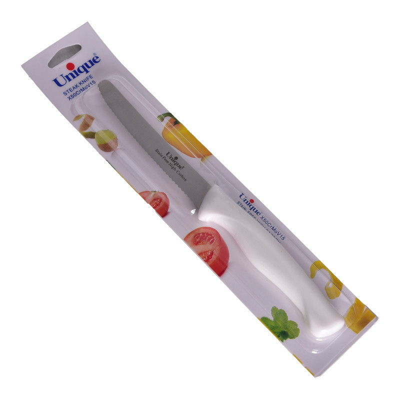 چاقو آشپزخانه یونیک مدل اره ای گرد کد 5515