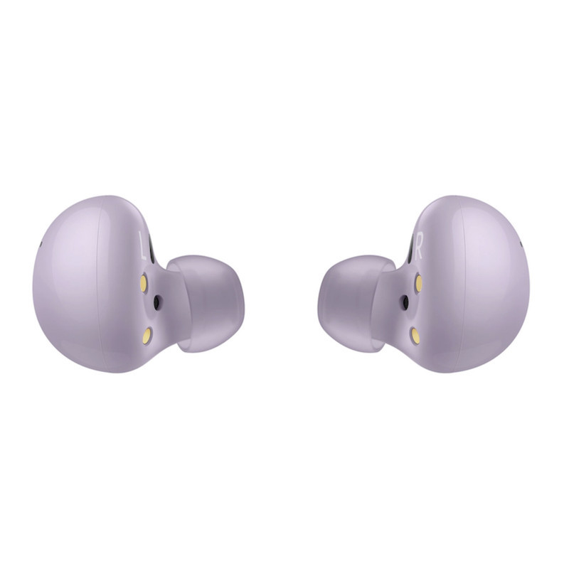 هدفون بلوتوثی سامسونگ مدل Galaxy Buds 2 با نویز کنسلینگ فعال (ANC)، درگاه شارژ USB Type-C، دارای میکروفون داخلی و دو میکروفون خارجی، مقاوم در برابر رطوبت و عرق