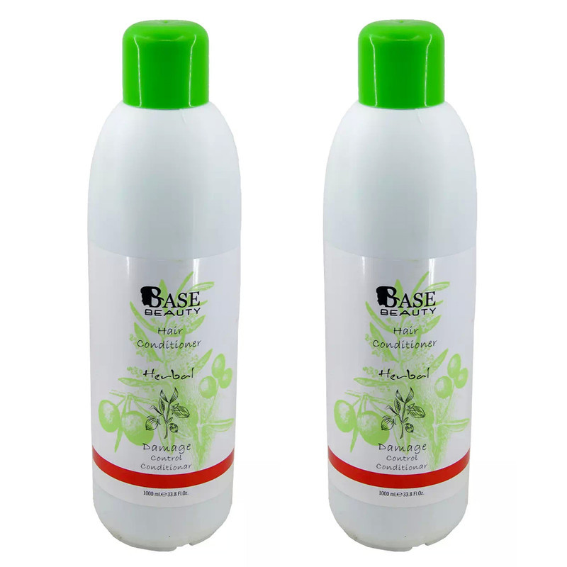 نرم کننده مو بیس بیوتی مدل Herbal2 حجم 1000 میلی لیتر مجموعه 2 عددی