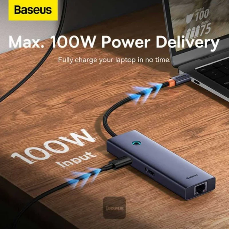هاب 7 پورت USB-C باسئوس مدل BS-OH112