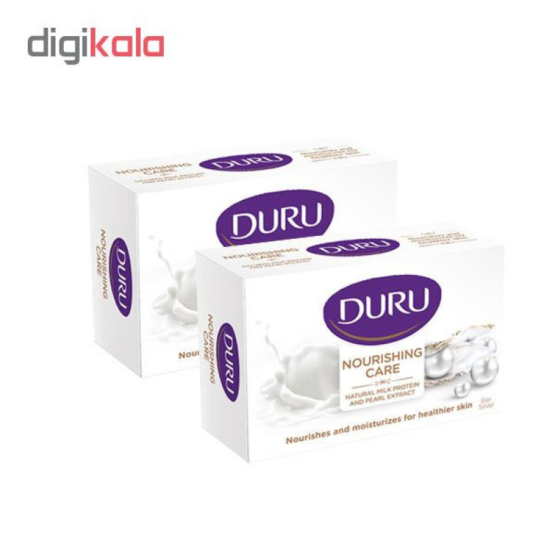 صابون شستشو دورو مدل Milk And Pearl تحت لیسانس وزن120 گرم بسته 2 عددی