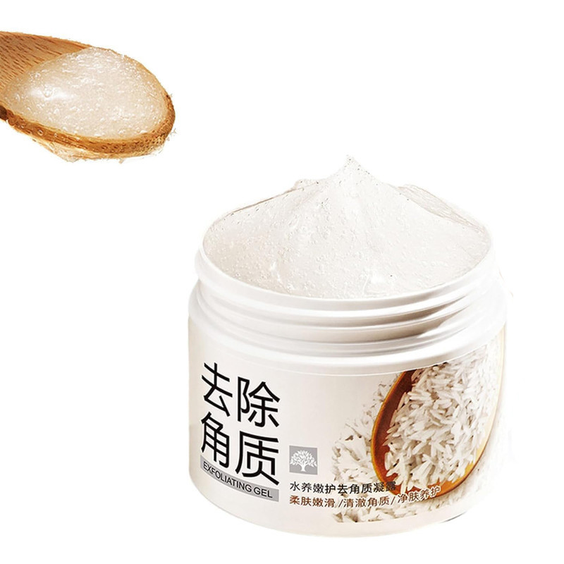 اسکراب لایه بردار پوست بایواکوا مدل  Brightening Exfoliating Rice Gel حجم 140 میلی لیتر