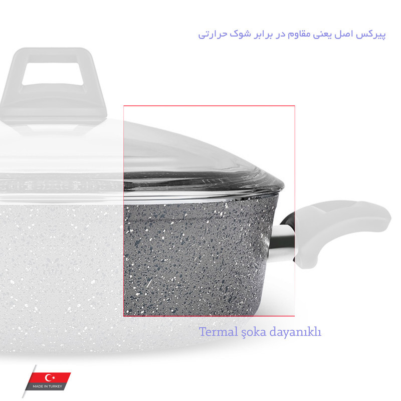 در قابلمه و تابه مدل BOMBELİ سایز 20