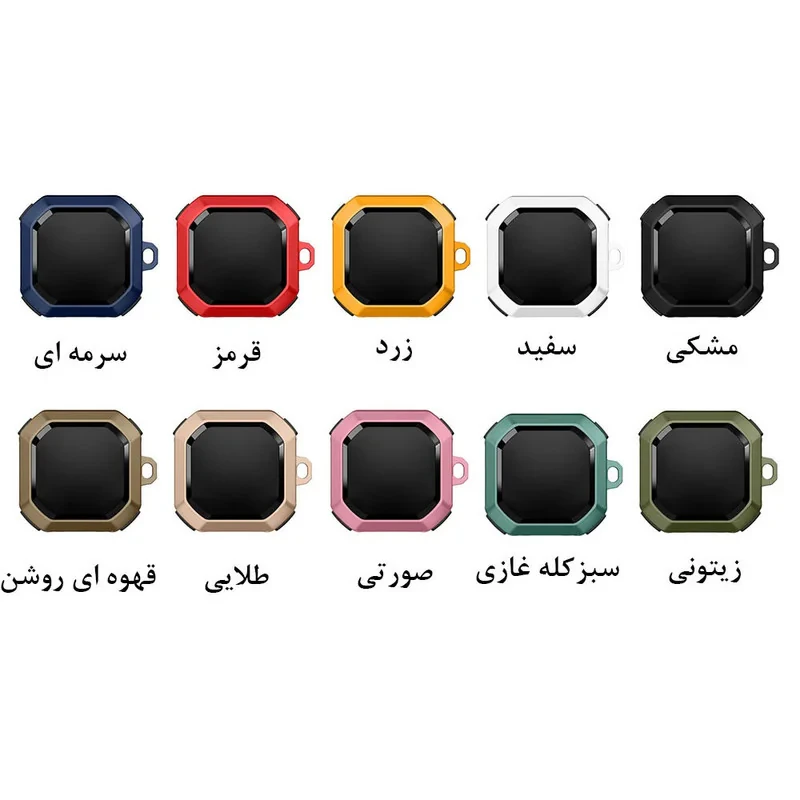 کاور سامورایی مدل Quad-2 مناسب برای هدفون سامسونگ Galaxy Buds Live  Buds Pro  Buds 2  Buds 2 Pro