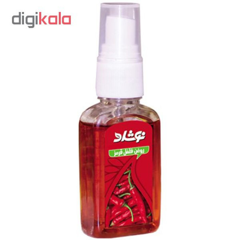 روغن فلفل قرمز نوشاد مدل Chili Oil حجم 37 میلی لیتر