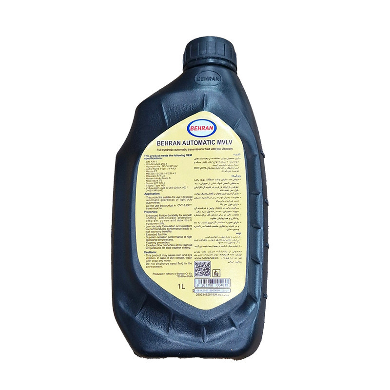 روغن گیربکس اتوماتیک بهران مدل MVLV حجم 1 لیتر