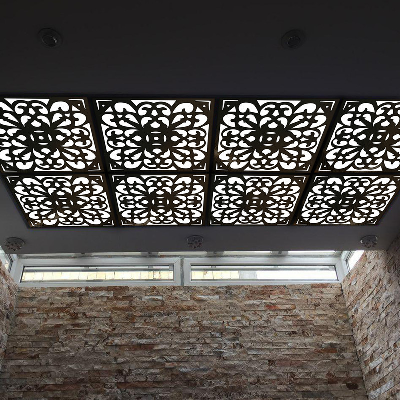 تایل سقفی آسمان مجازی بنی دکو مدل MC31 اندازه 60x60 سانتی متر مجموعه 4 عددی