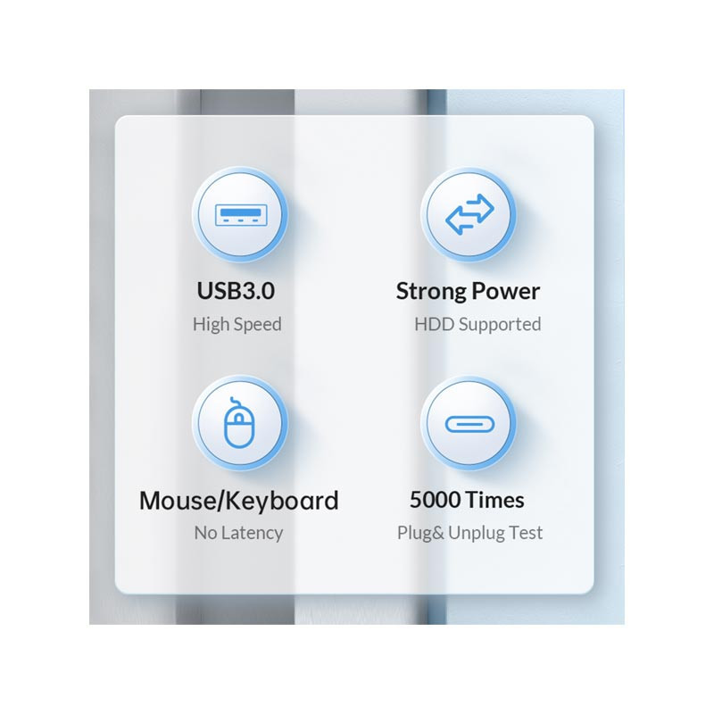 هاب 4 پورت USB 3.0 اوریکو مدل PW4U-C3-015