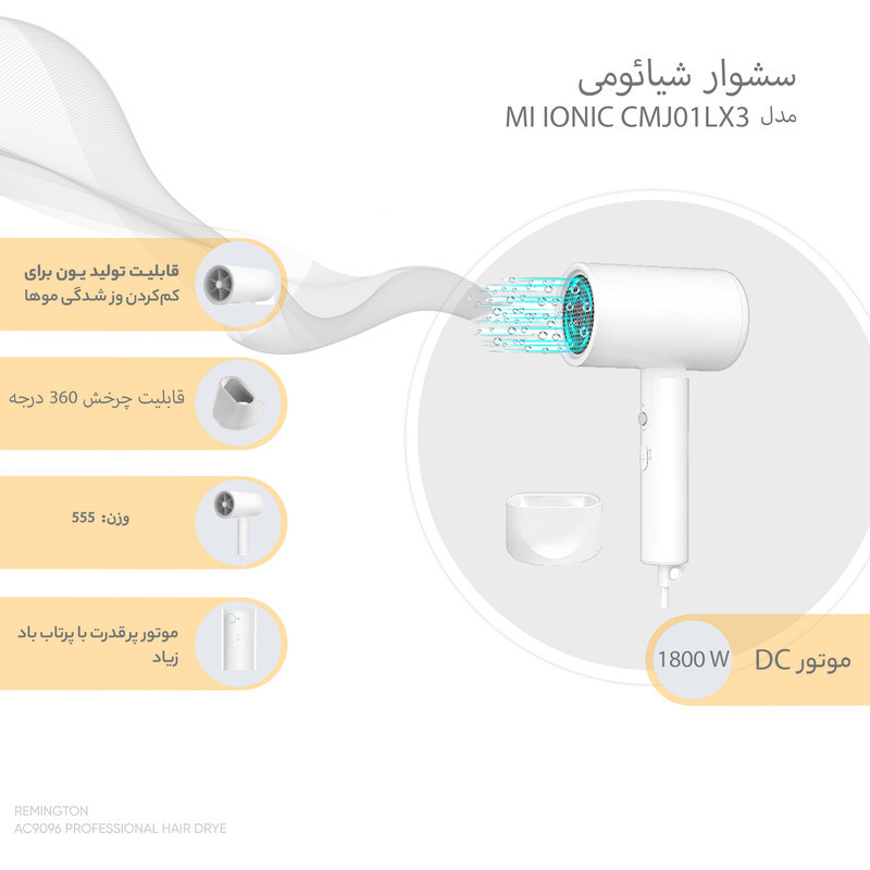 سشوار شیائومی مدل Mi Ionic CMJ01LX3