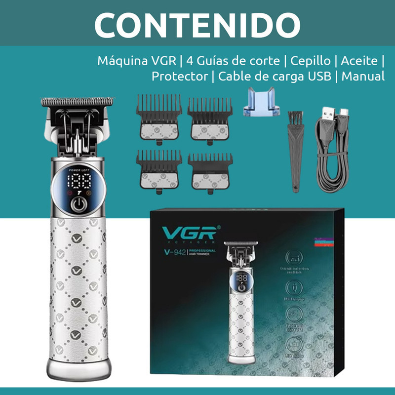 ماشین اصلاح موی سر و صورت وی جی ار مدل v-942