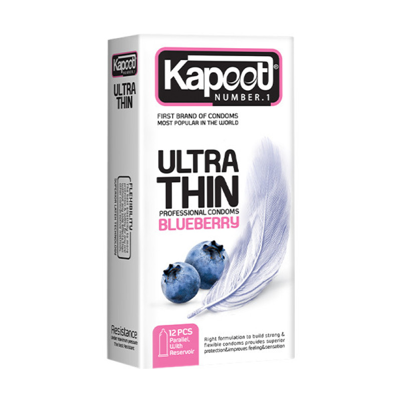 کاندوم کاپوت مدل Ultra Thin مجموعه 2 عددی