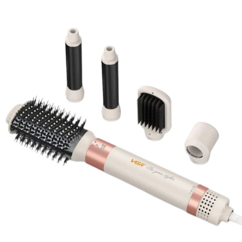 سشوار برس‌دار حالت‌دهنده 800 وات وی جی ار مدل V-587 5in1