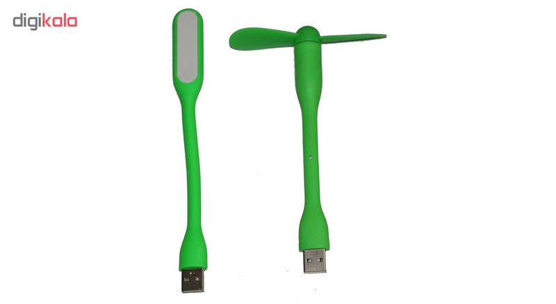 پنکه همراه ریمکس Mini USB مدلMb68 به همراه چراغ ال ای دی