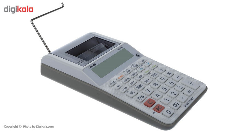 ماشین حساب کاسیو مدل HR-8RC-BK