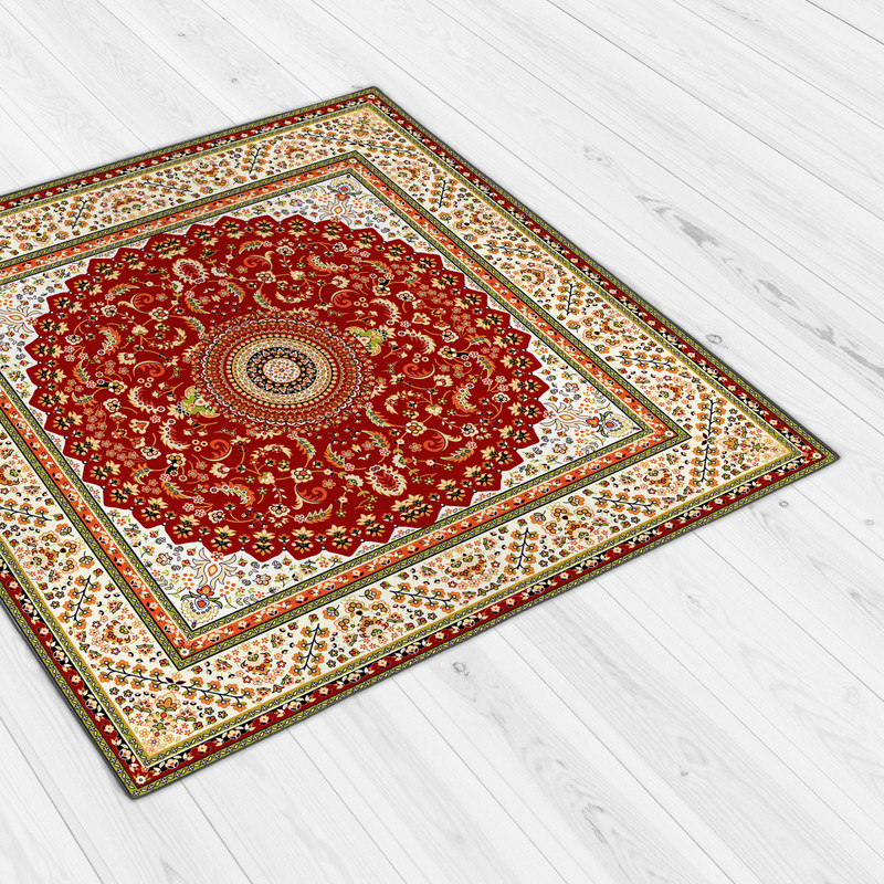 رومیزی طرح قالی کد 989