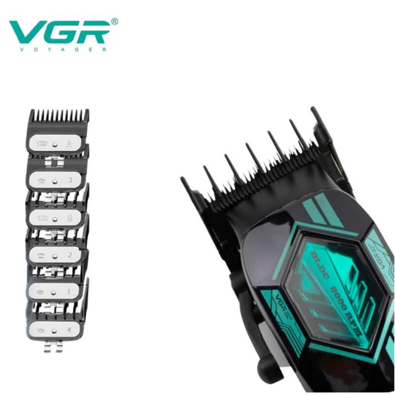 ماشین اصلاح موی سر و صورت شارژی وی جی ار مدل V-119