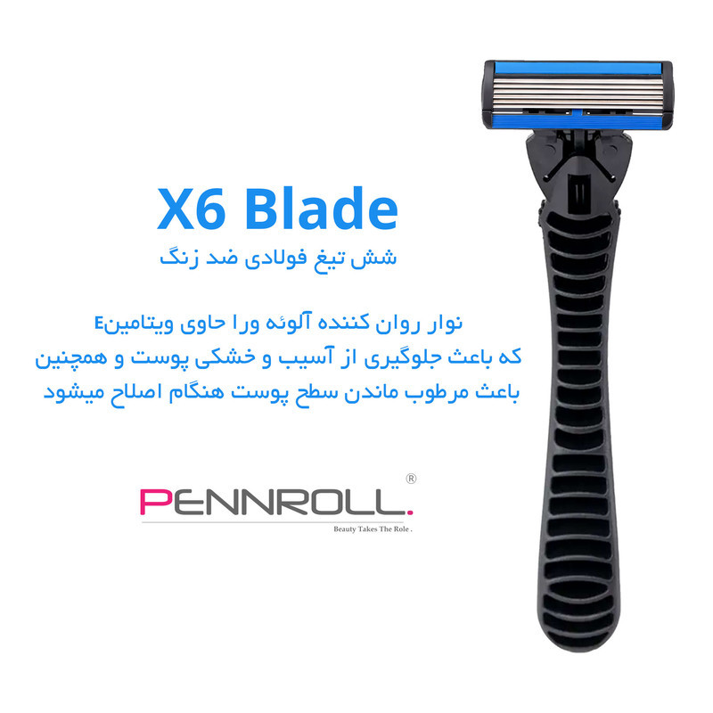 خود تراش پنرول مدل PRCL - PANDA Pro 6 - X2 بسته 2 عددی