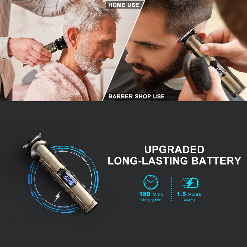 ست ماشین اصلاح موی سر و صورت هاتکر مدل HT-602 به همراه ماشین اصلاح موی صورت کد 01