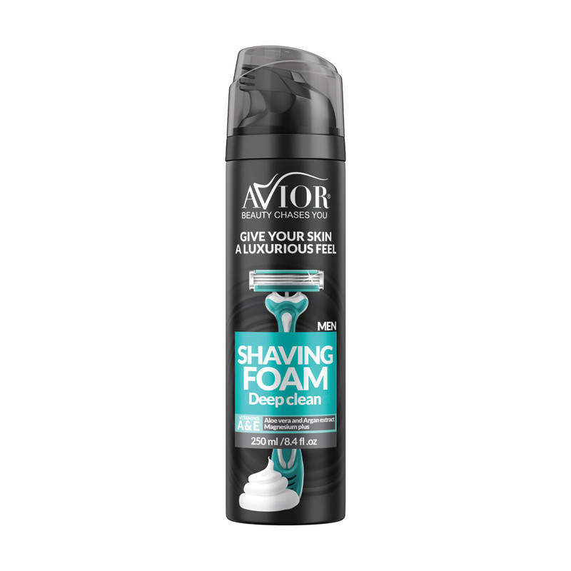 فوم اصلاح اویور مدل Deep clean حجم 250 میلی لیتر