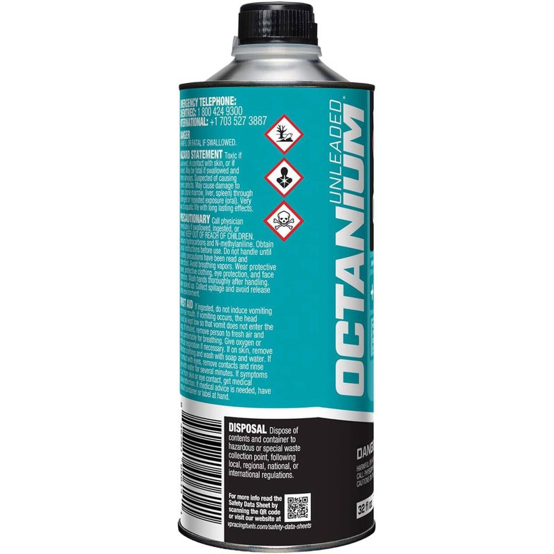 مکمل بنزین و اکتان بوستر خودرو وی پی ریسینگ مدل Unleaded 70p حجم 946 میلی لیتر بسته 2 عددی