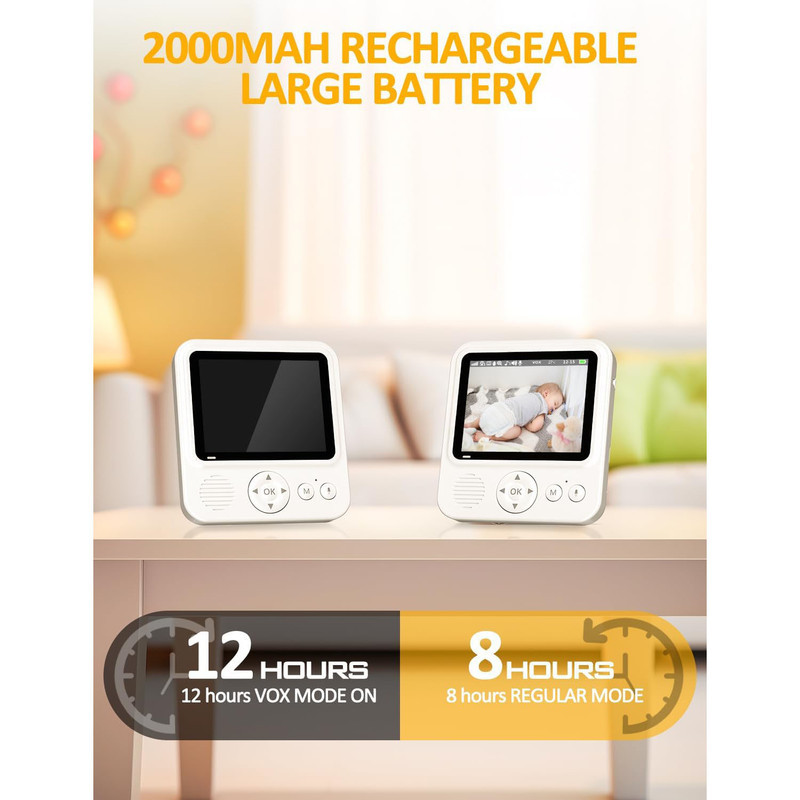 دوربین اتاق کودک مدل ABM900 مجموعه دو عددی