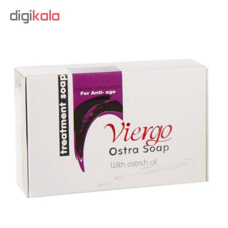 صابون شترمرغ ویرگو مدل Ostra وزن 100 گرم