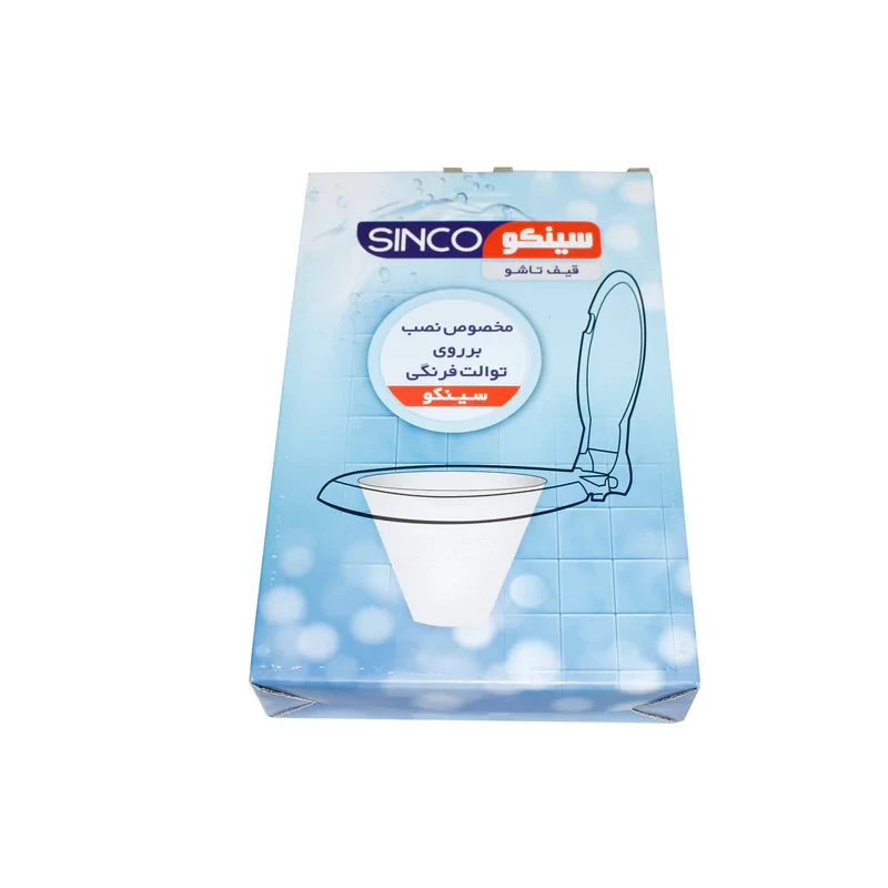 قیف توالت فرنگی سینکو مدل ژله ای کد 48315