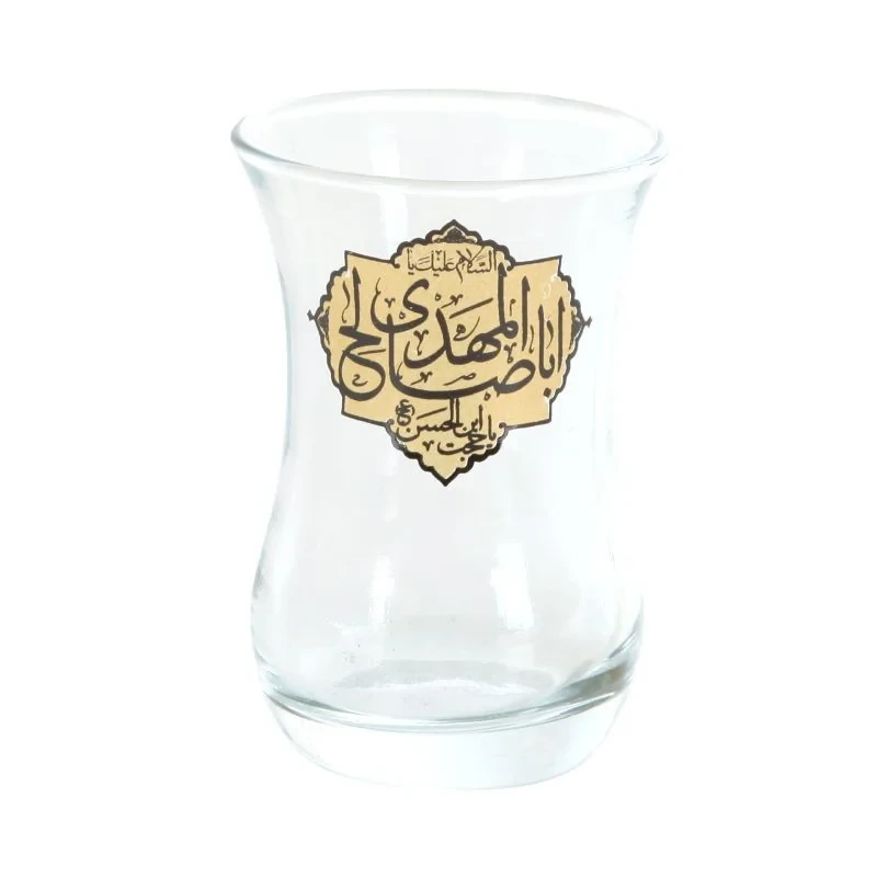 ست فنجان و نعلبکی 12 پارچه مدل مذهبی طرح یا اباصالح