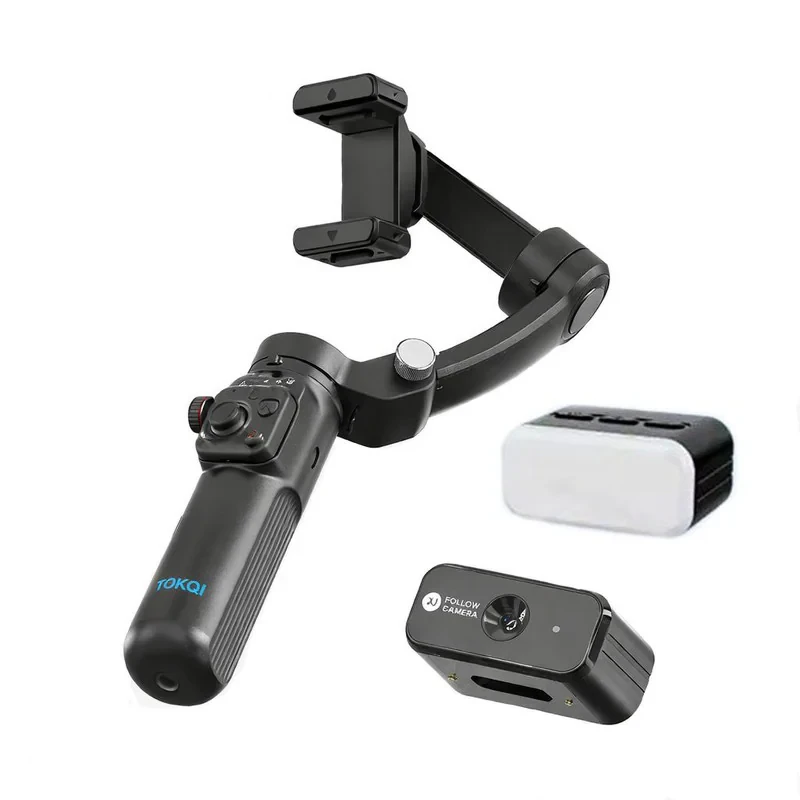 استابیلایزر توکی مدل M02 3-Axis به همراه دوربین دنبال کننده و فلش مگنتی