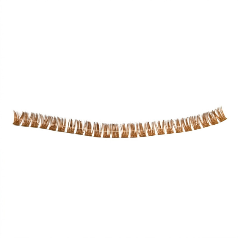 مژه مصنوعی ریسه ای رد چری مدل Fisher Coffee 10 بسته 5 عددی