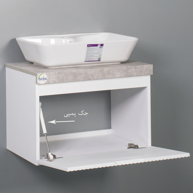 ست کابینت و روشویی توییس مدل tws 1032- 1 به همراه آینه
