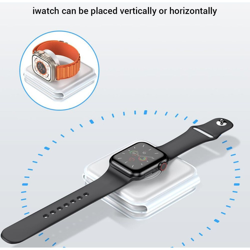 شارژر بی سیم مدل 3in1 magnetic wireless charger