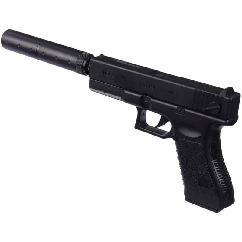 ست تفنگ بازی مدل کلت لیزردار metal p-180