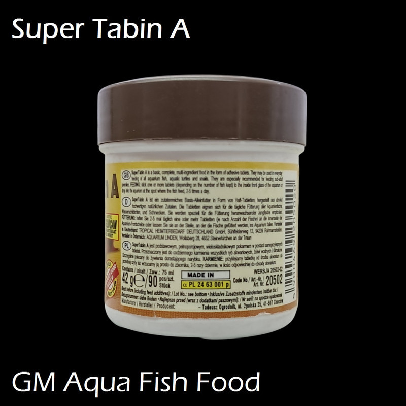 غذای ماهی مدل GM SuperTabin A وزن 42 گرم