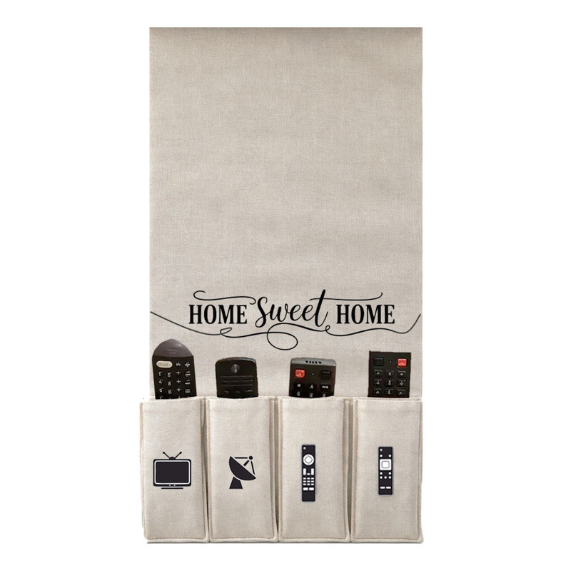جای ریموت کنترل طرح لینن مدل HOME SWEET HOME کد R1