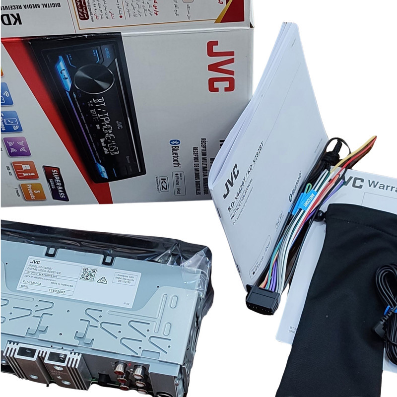 پخش کننده خودرو جی وی سی مدل X482BT