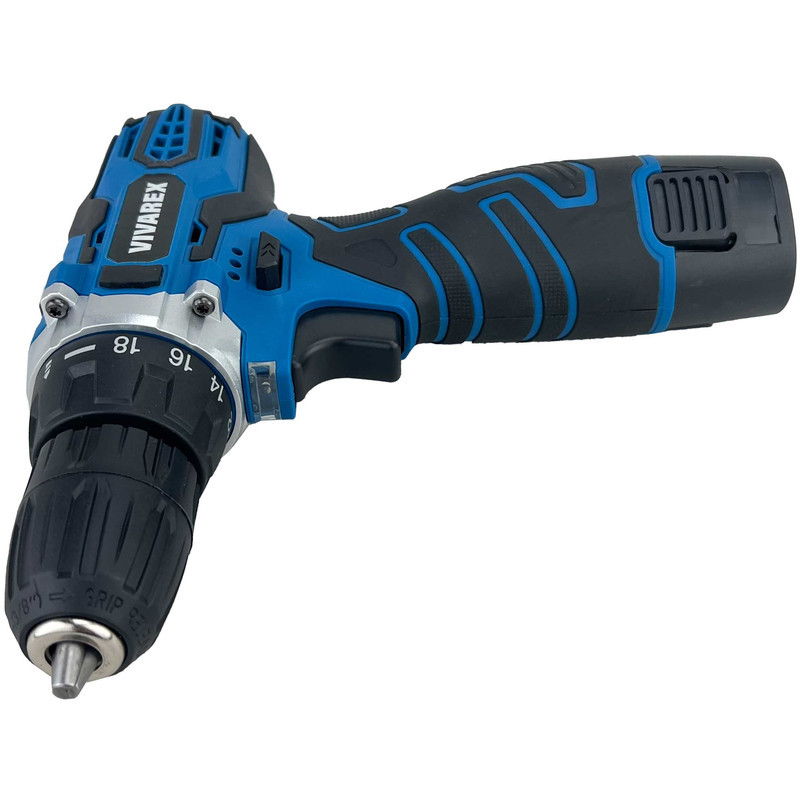 دریل پیچ گوشتی شارژی ویوارکس مدل VR12V-2A-BLUE مجموعه 28 عددی