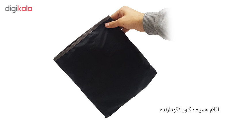 آفتابگیر شیشه جلو خودرو مدل عینکی به همراه کاور نگهدارنده