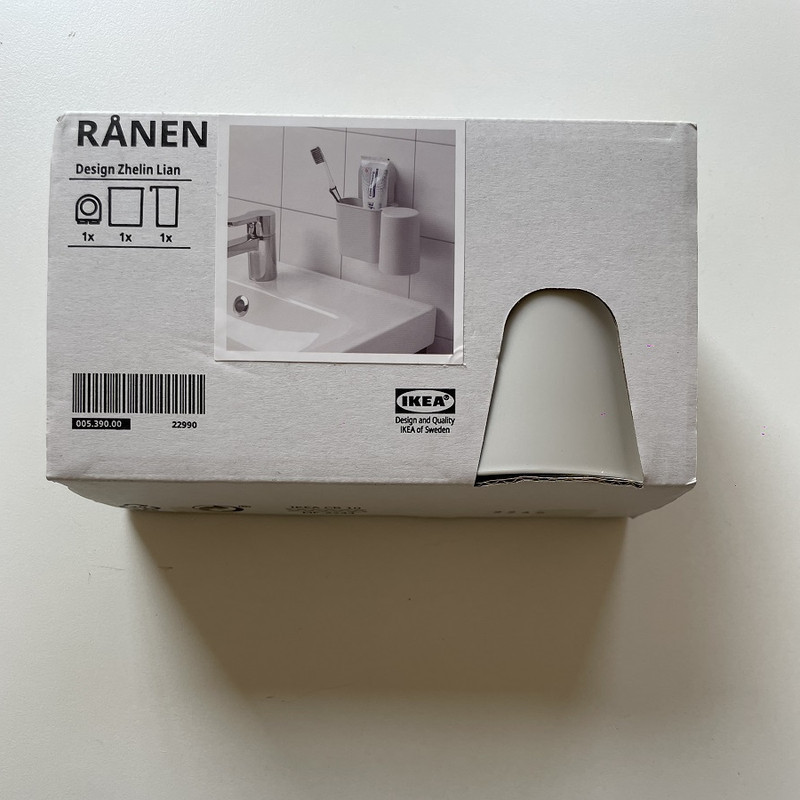 ست سرویس بهداشتی 2 پارچه ایکیا مدل RANEN