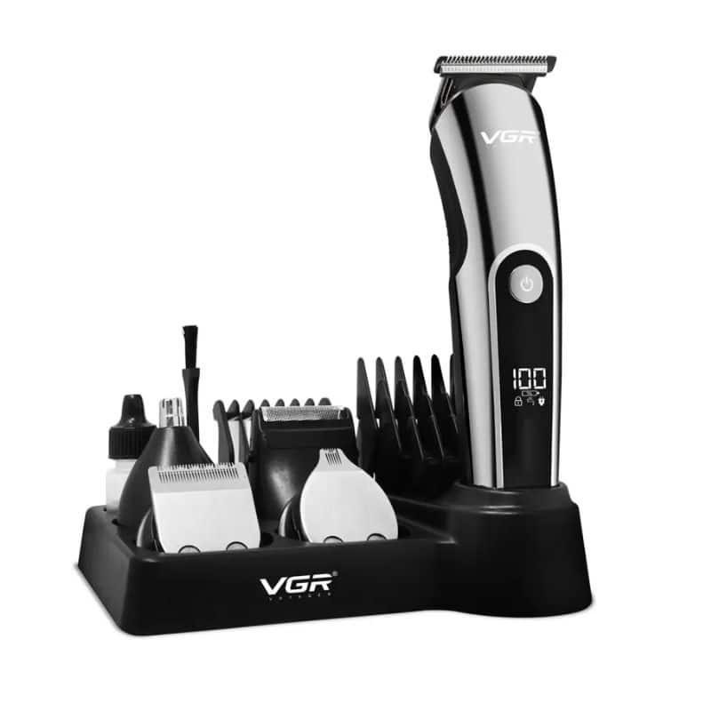 ست ماشین اصلاح موی صورت و بدن وی جی ار مدل V-107