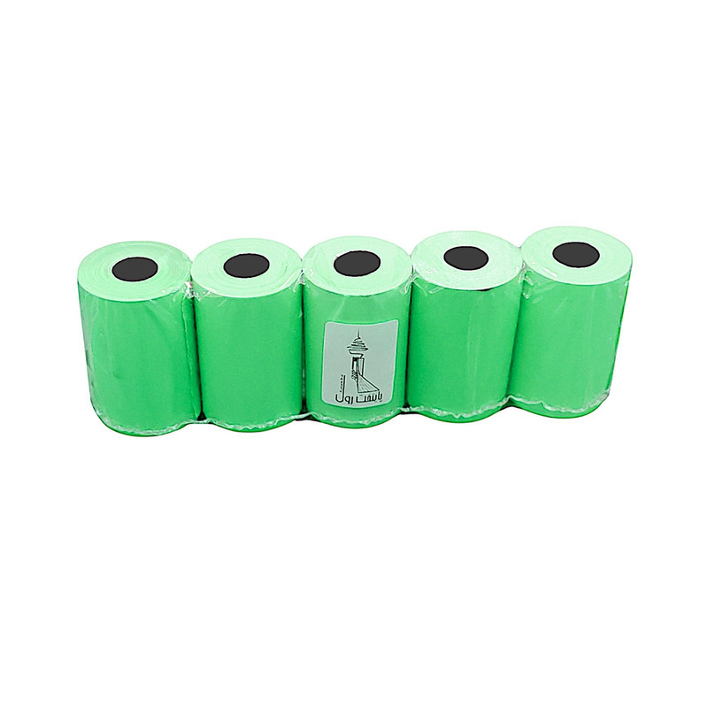 کاغذ پرینتر حرارتی پایتخت رول مدل GR80mm بسته 5 عددی