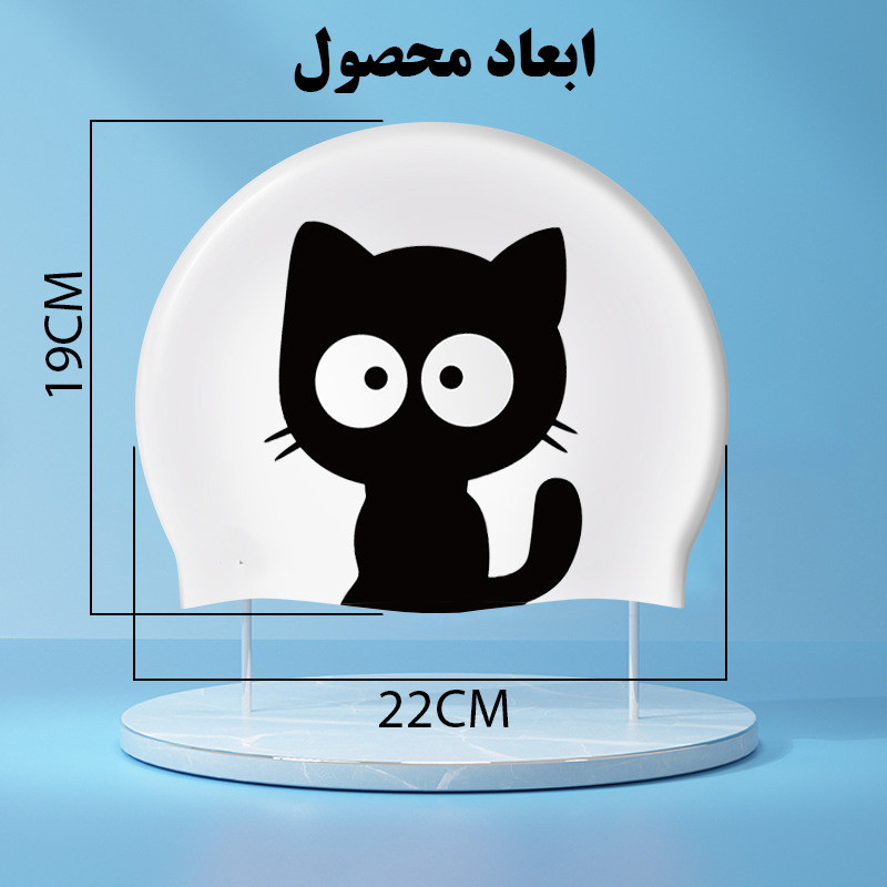 کلاه شنا مدل SY-401 طرح گربه