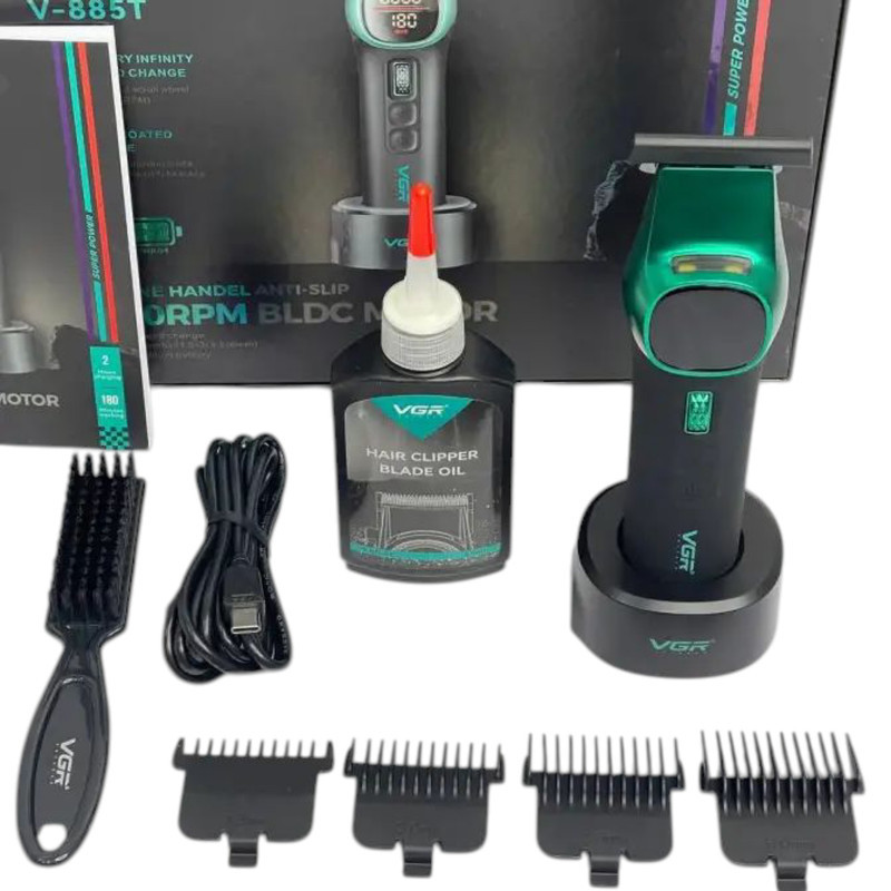 ماشین اصلاح موی سر و صورت شارژی وی جی ار مدل V-885T