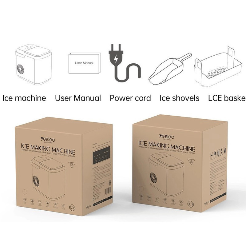 یخ ساز یسیدو مدل EC15 Ice Making Machine