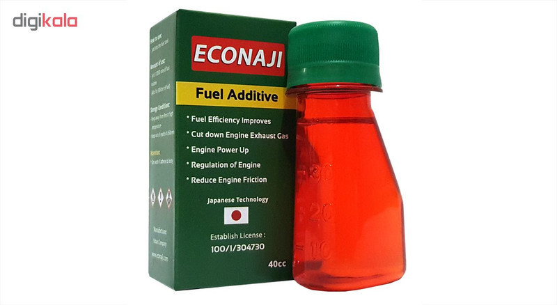 مکمل سوخت خودرو اکوناجی مدل FX12 حجم 40 میلی لیتر بسته 12 عددی