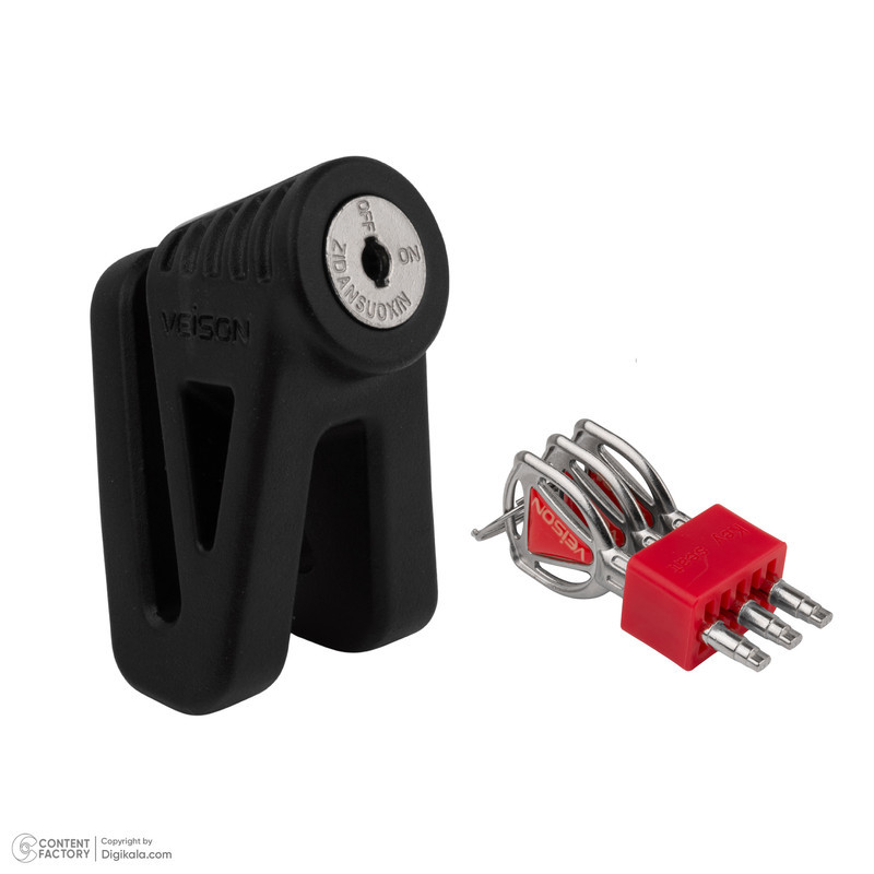 قفل دیسکی موتورسیکلت ویژن مدل DX7S-B