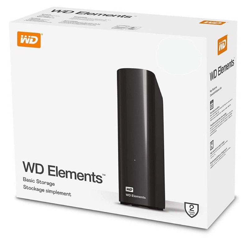 هارد اکسترنال وسترن دیجیتال مدل ELEMENTS WDBWLG0100HBK-NESN ظرفیت 10 ترابایت